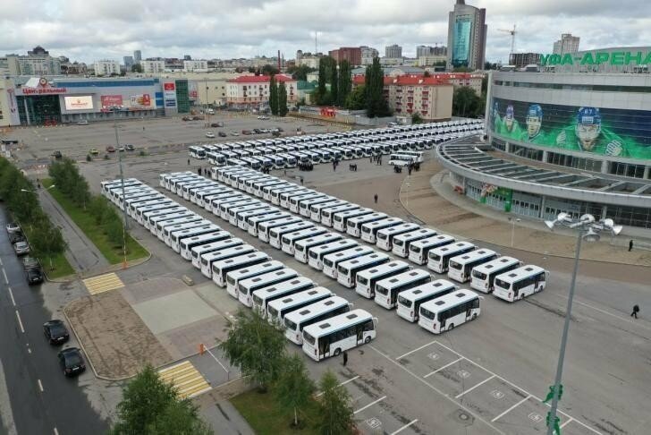 «Башавтотранс» получил еще 180 новых автобусов «Вектор Нэкст»