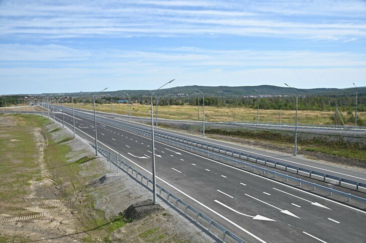В Хабаровском крае завершена реконструкция четырехполосного участка федеральной трассы «Уссури»