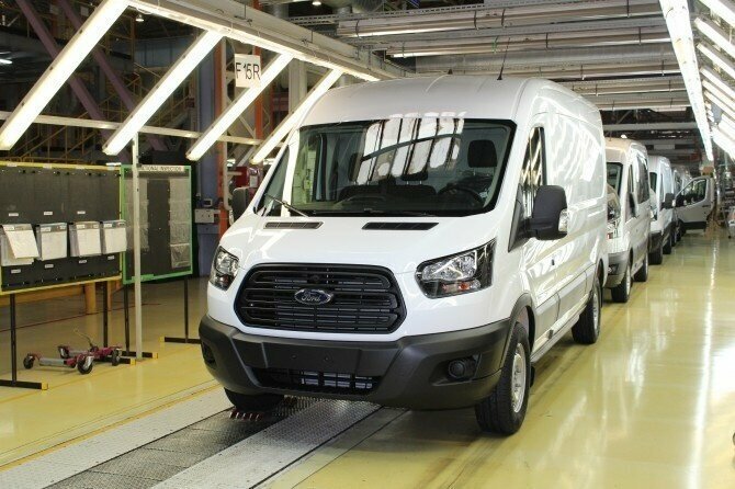 В России началось производство обновленного Ford Transit