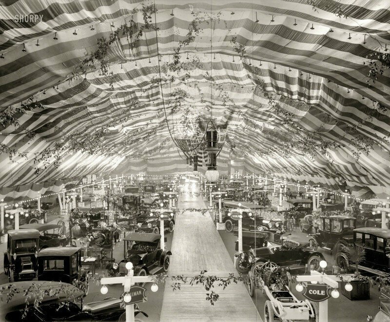 Второй Ежегодный Вашингтонский Автомобильный Салон, январь 1914 года.