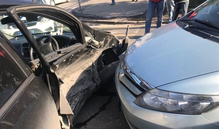 Авария дня. Пять автомобилей столкнулись в центре Томска