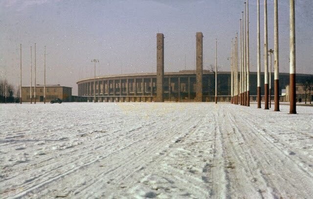 Берлин, Германия, 1950-е. Олимпийский стадион
