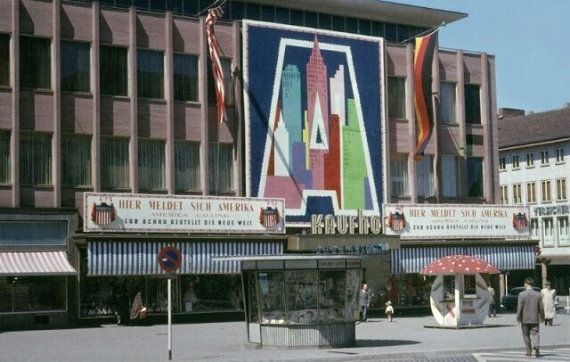 Германия, 1950-е. Универмаг Kaufhof