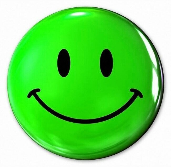 Зеленая улыбка.