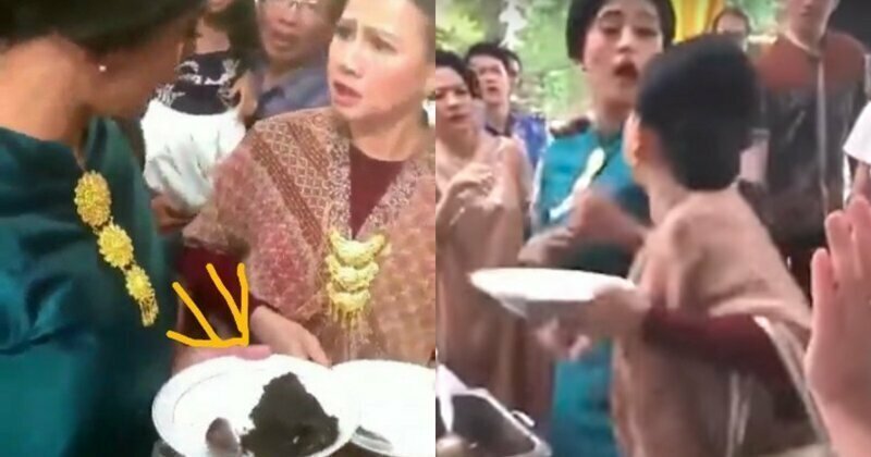 Две индонезийки подрались на свадьбе из-за еды