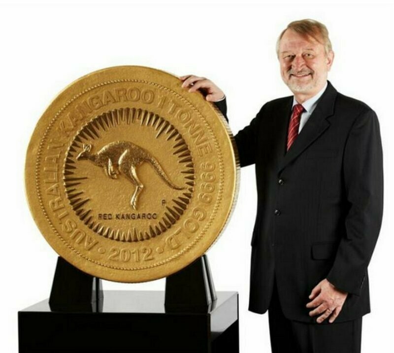 В Австралии была выпущена сама большая в мире золотая монета