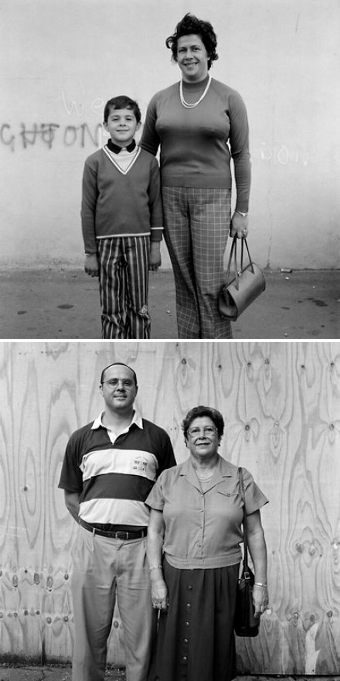 Питер и Сьюзи Гейтси, 1974 и 2000
