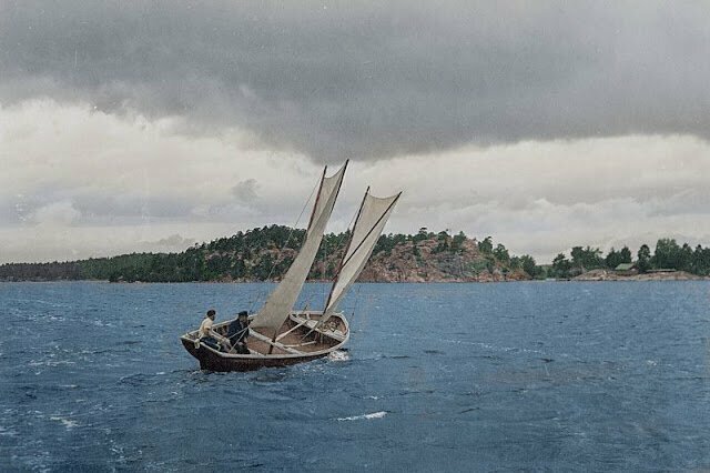 Традиционная рыбацкая лодка, 1932 г.