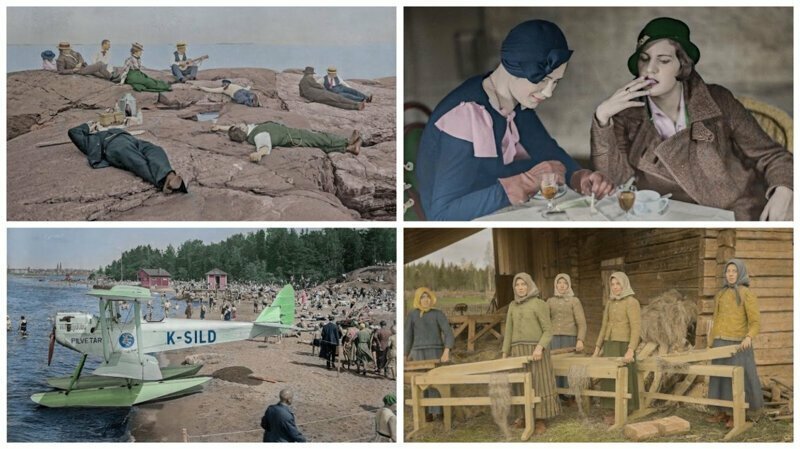 Финляндия в начале 20 века: 30 раскрашенных фотоснимков
