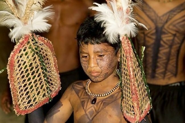 25. Некоторые южноамериканские племена индейцев используют муравьев в ритуалах посвящения мальчика в мужчину – подростку надевают на руку специальный рукав с живыми насекомыми внутри.