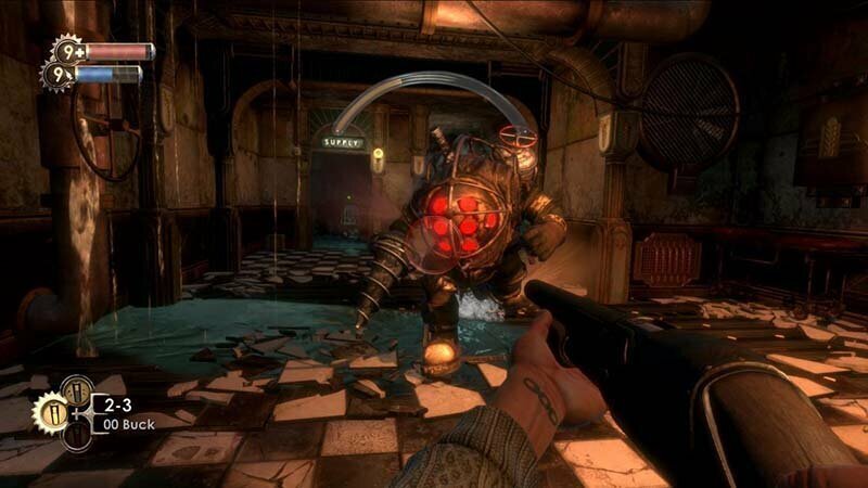 9. BioShock (2007) — шутер в утопическом подводном городе Восторг