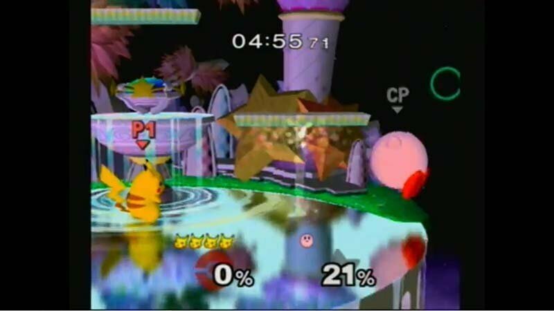 38. Super Smash Bros Melee (2001) — файтинг с персонажами игр Nintendo и других вселенных, главная в цель котором вытолкнуть врага за пределы карты