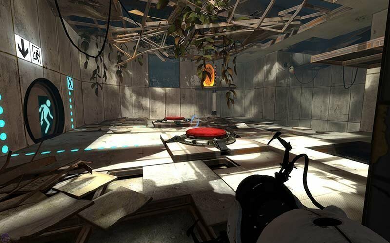 8. Portal 2 (2011) — масштабная игра-головоломка, в которой главным инструментам стала пушка с порталами