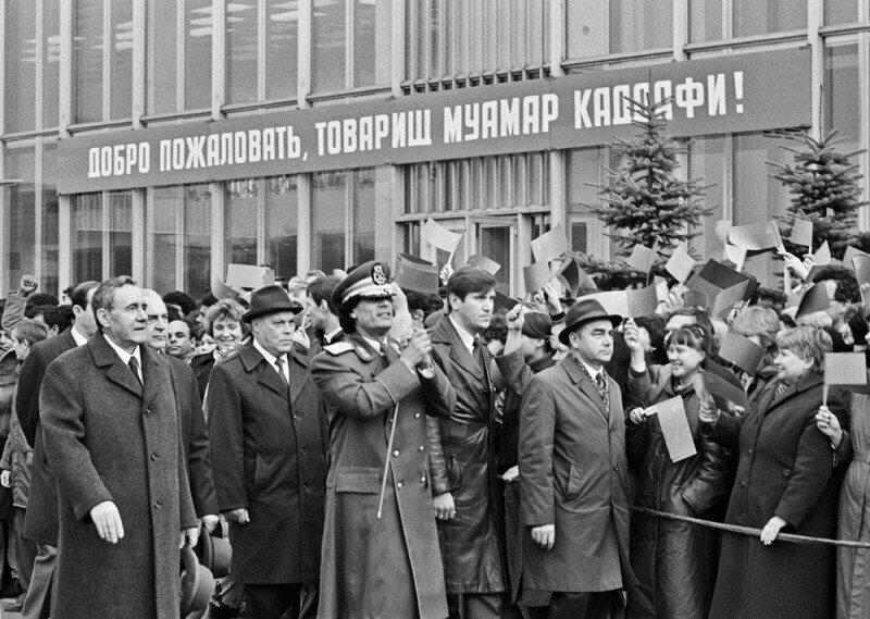 Визит Муамара Каддафи в СССР, 1985 год, Москва