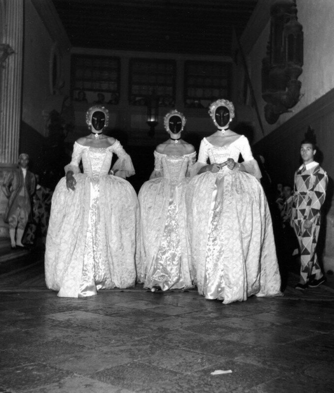 Показ мод в Венеции. 1951 год