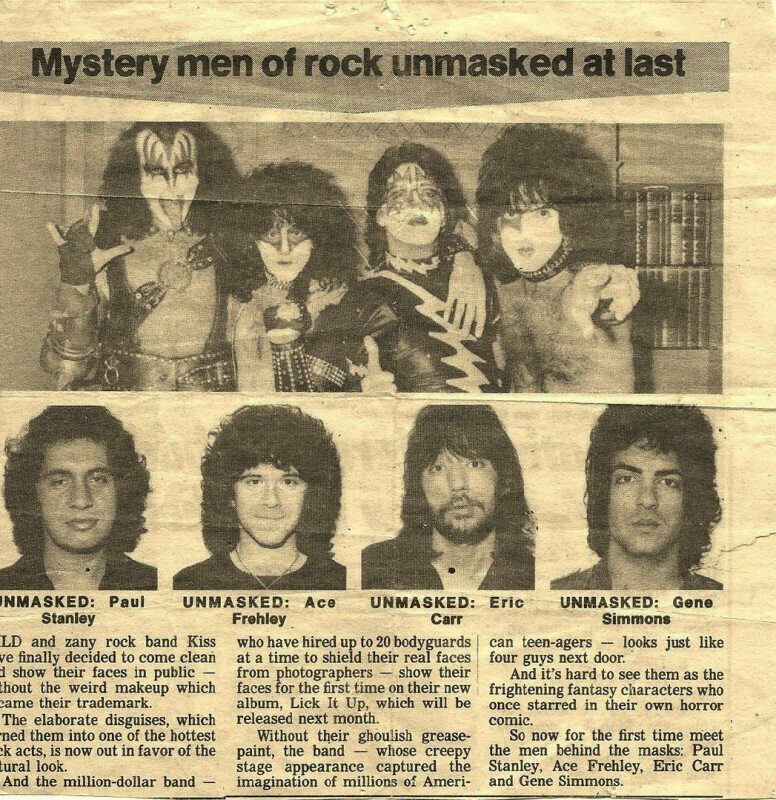 18 сентября 1983 - группа «Kiss» впервые выступили на MTV без грима.