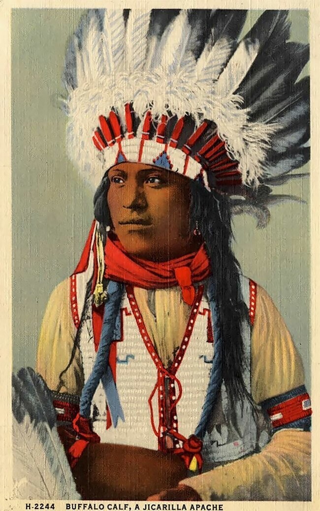 Детеныш Буйвола, апачи-хикарилья, 1915