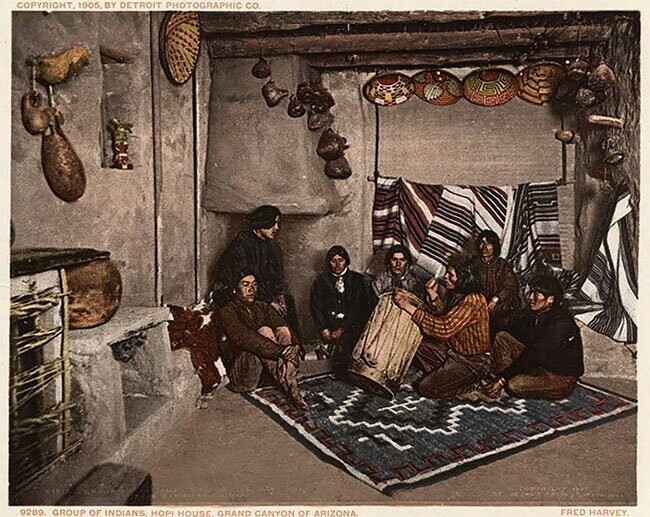 Дом хопи, Гранд-Каньон, Аризона, 1905