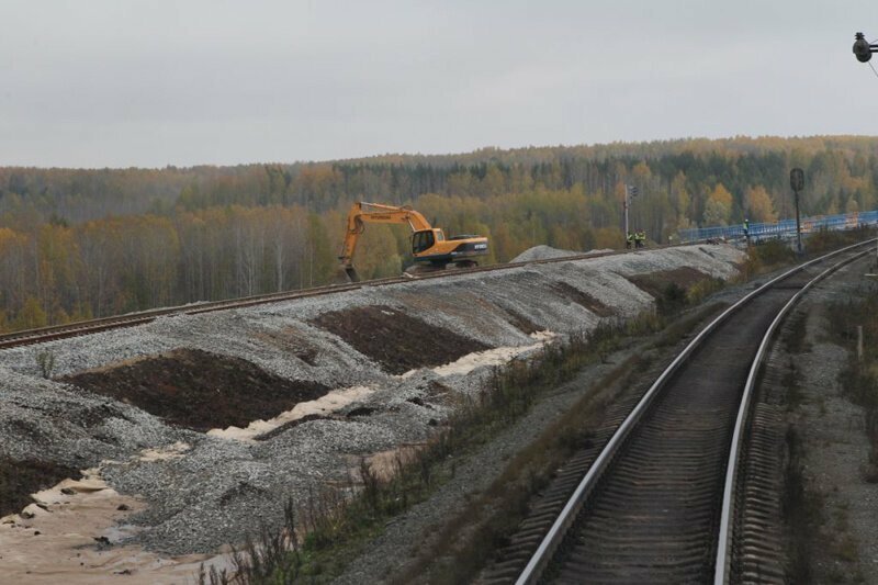 Строительство железной дороги обозначенной на схеме началось в тысяча восемьсот гг