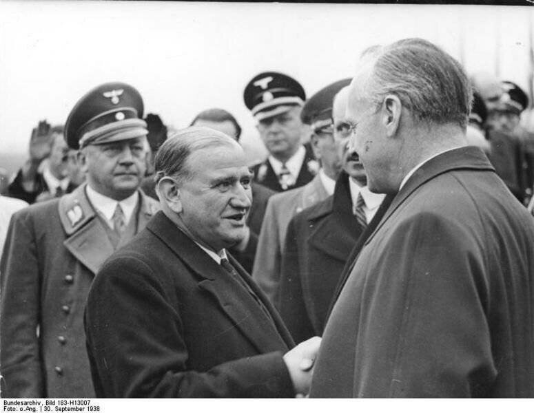 «Мюнхенский сговор» 30 сентября 1938