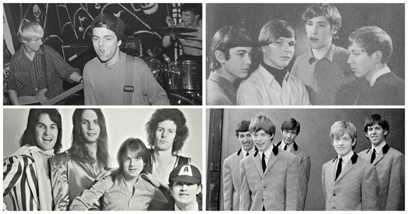 Как выглядели участники 15 легендарных рок-групп в самом начале карьеры