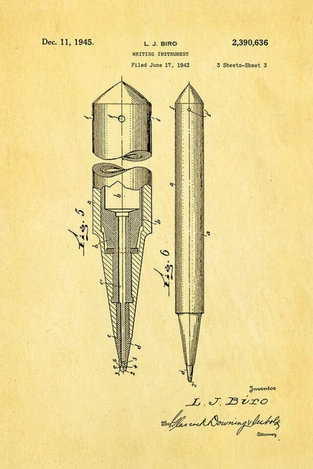 Ласло Биро: история изобретателя шариковой ручки