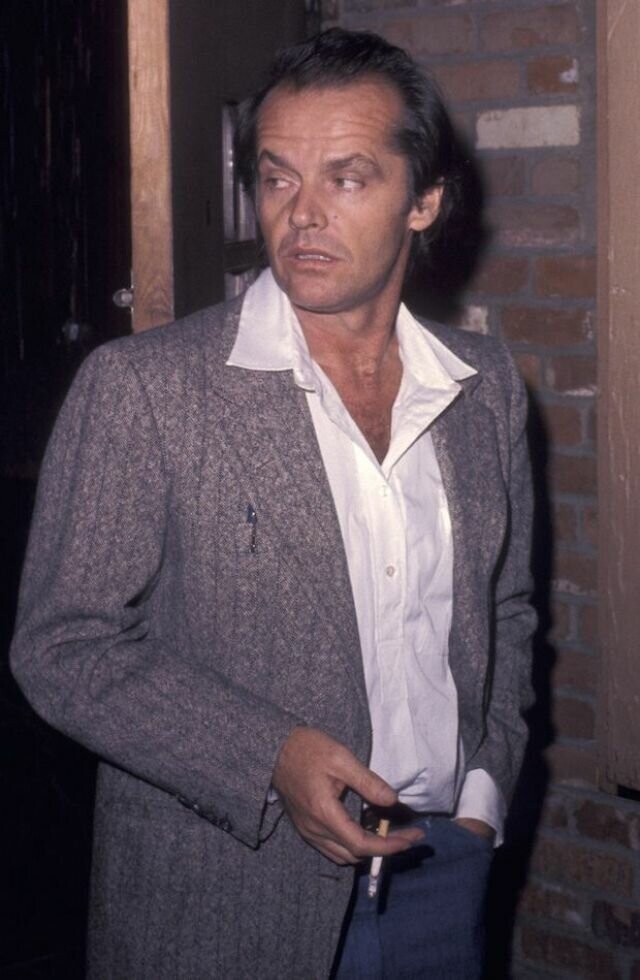 Джек Николсон в баре "On The Rocks", Лос-Анджелес, май 1977 г.