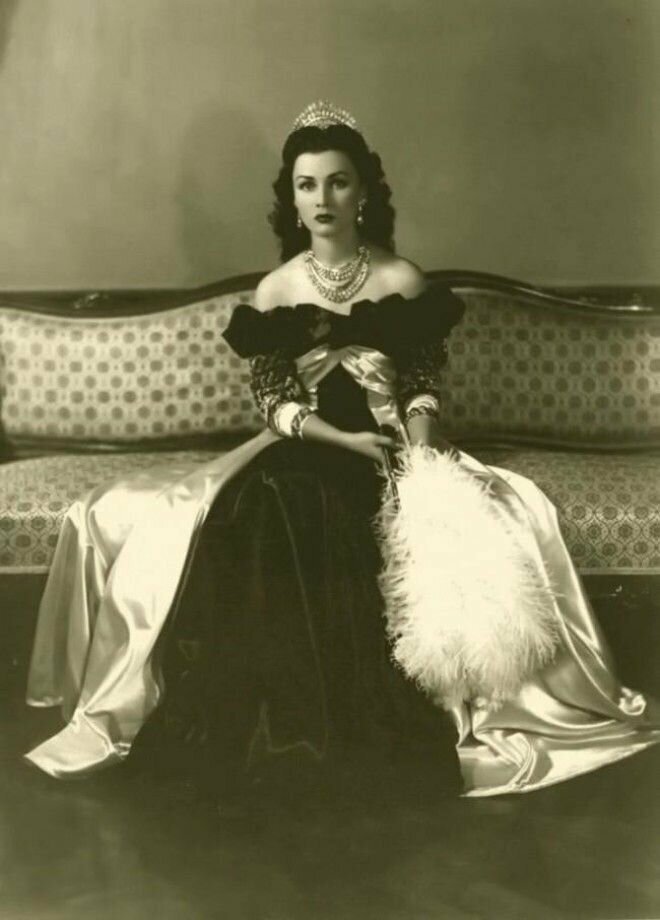 18. Фавзия Фуад, королева Ирана и Египта, 1939год