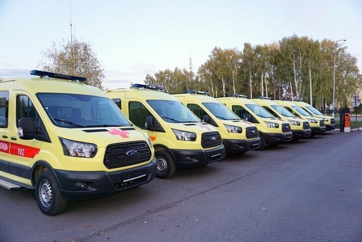 В Нижнекамск поступили 12 новых машин скорой помощи