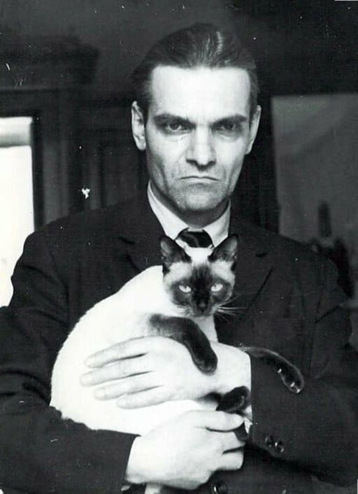 Это Юрий Валентинович Кнорозов, самый мрачный любитель котов и по совместительству главный дешифровщик письменности Майя. 