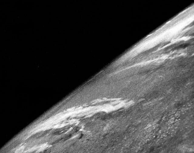 12. Первый снимок Земли из космоса, 24 октября 1946 год