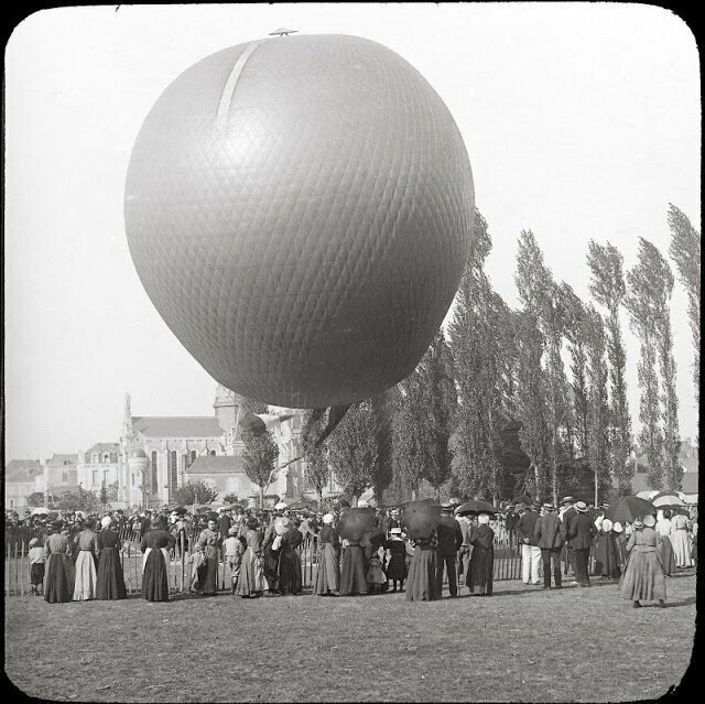 Воздушный шар в Шато-Гонтье