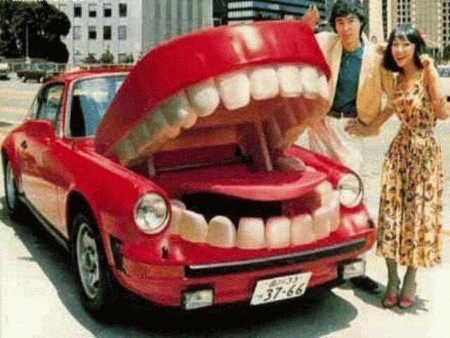 Почистить зубки перед визитом к авто-стоматологу