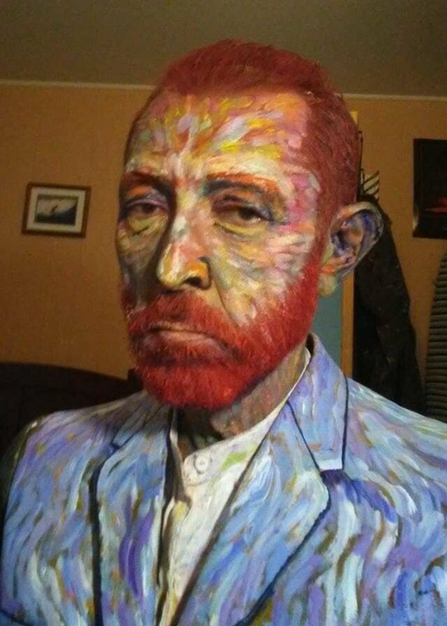 «Костюм Ван Гога от моего учителя рисования»