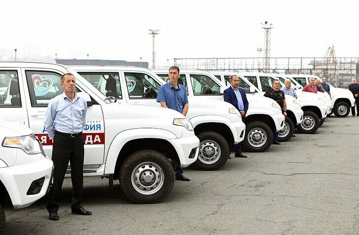 Приморский край приобрел 20 автомобилей для доставки пожилых в медучреждения