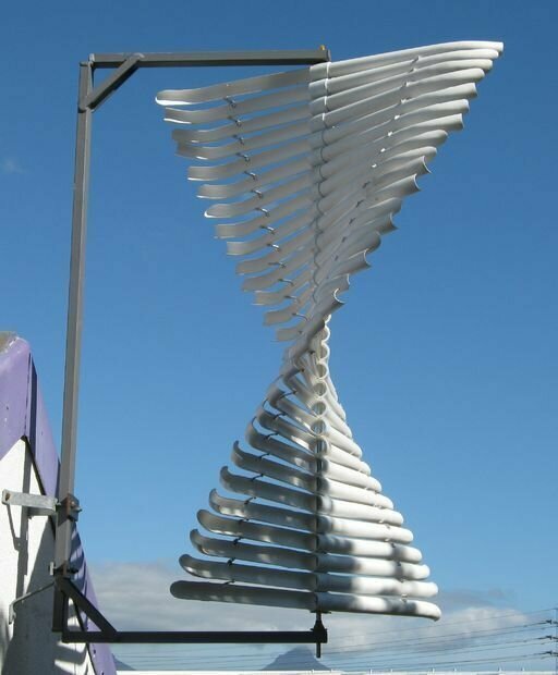 Самодельный ветряк Савониуса из пластиковых трубок. Спиральный ветрогенератор