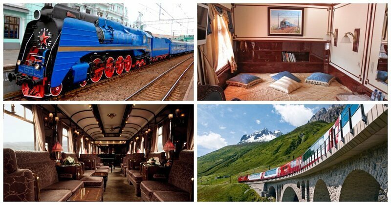 Топ-7 шикарных поездов мира, два из которых ездят по России