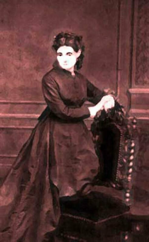 Портрет Дельфины Лалори из ее дома