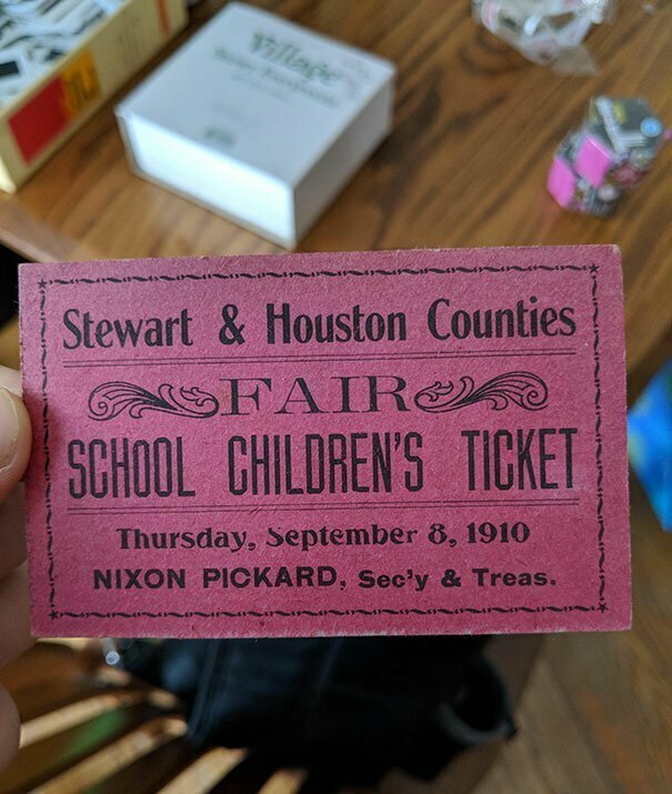 14. Билет на ярмарку 8 сентября 1910 года