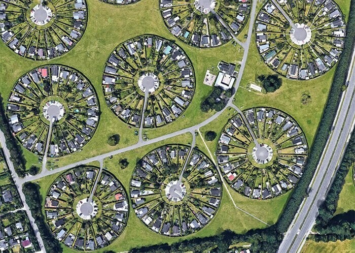Круги на полях: необычный город-сад в Дании