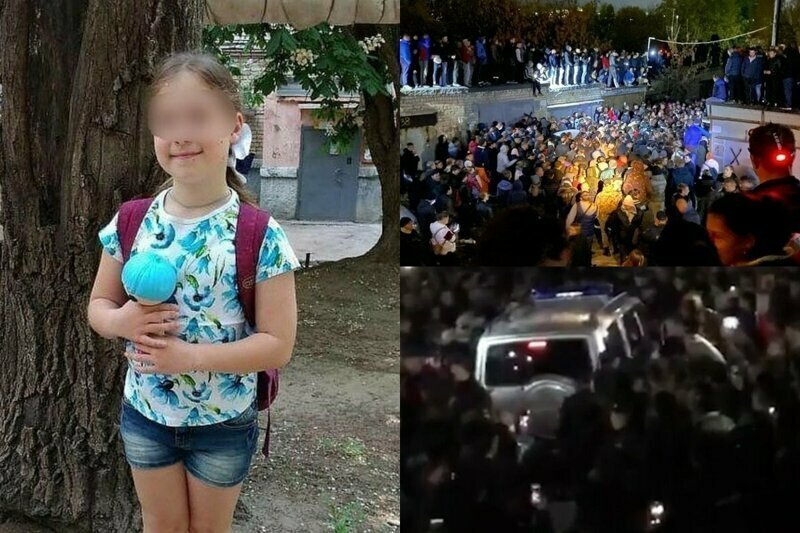 Жители Саратова пытались устроить самосуд над убийцей 9-летней девочки