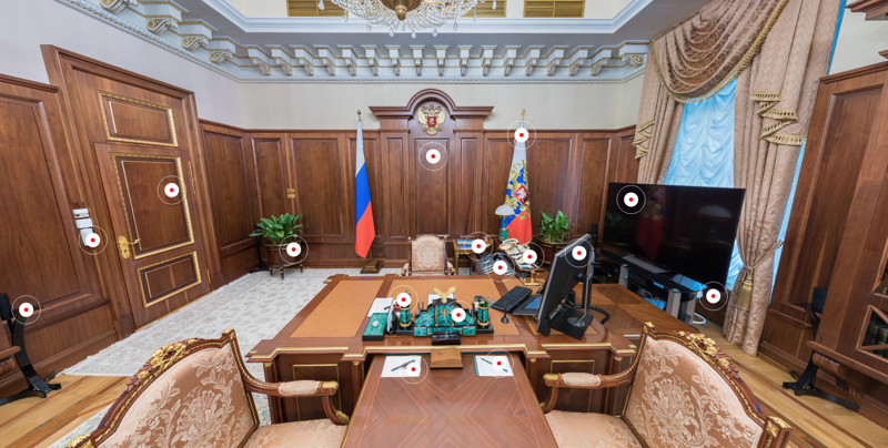 Виртуальная экскурсия в рабочий кабинет Президента РФ В.В. Путина