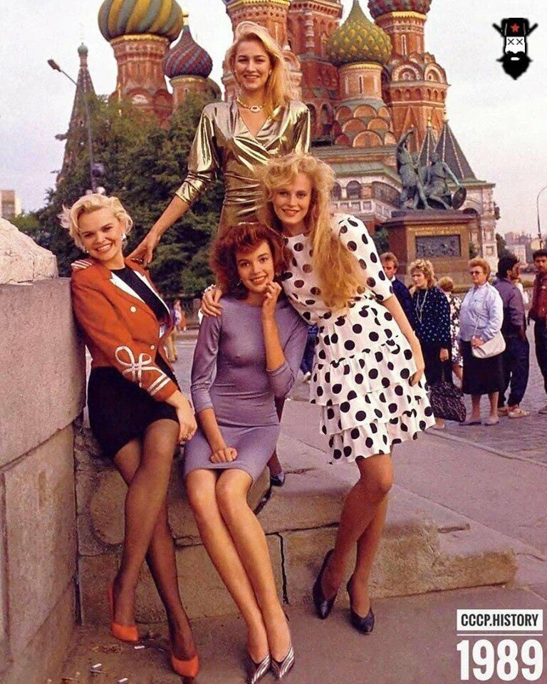 Фотосессия "Русские девушки" для журнала Playboy. СССР, Москва 1989г 
