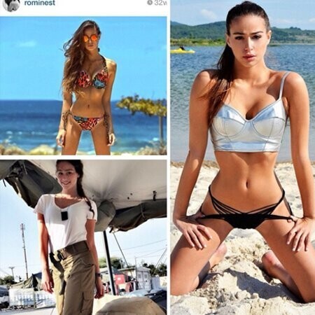 Кошерно: в Instagram* набирает популярность аккаунт с фотографиями израильских женщин-военных