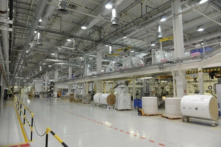 На заводе «Кимберли-Кларк» в Подмосковье запущена новая производственная линия