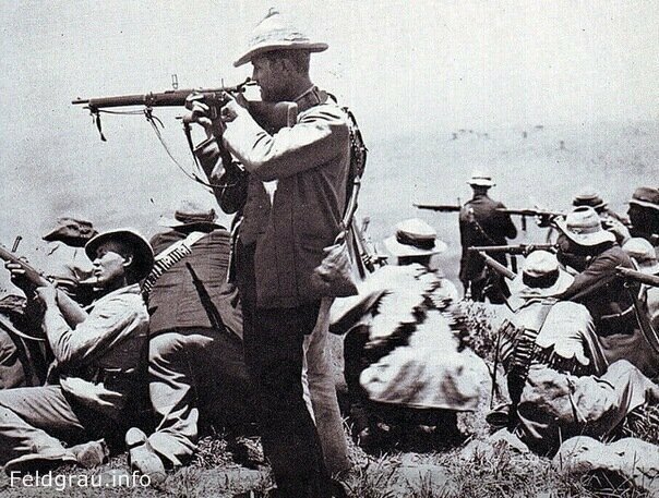 В Англо-бурской войне состоялось одно из первых применений снайперской тактики.