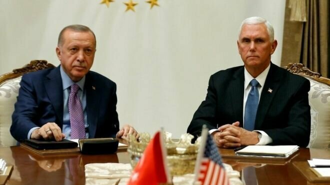 США и Турция договорились о приостановке турецкой операции в Сирии