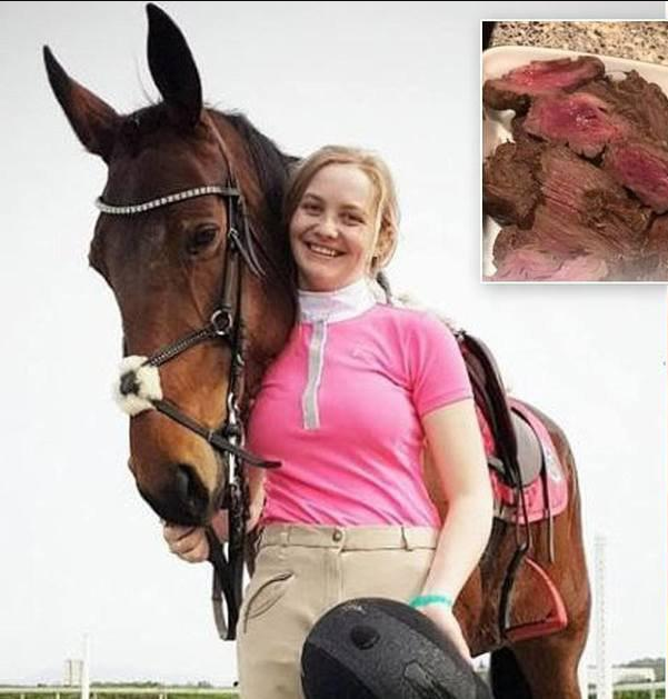 Спортсменка съела свою лошадь и теперь ее все осуждают