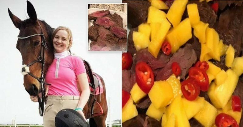 Спортсменка съела свою лошадь и теперь ее все осуждают