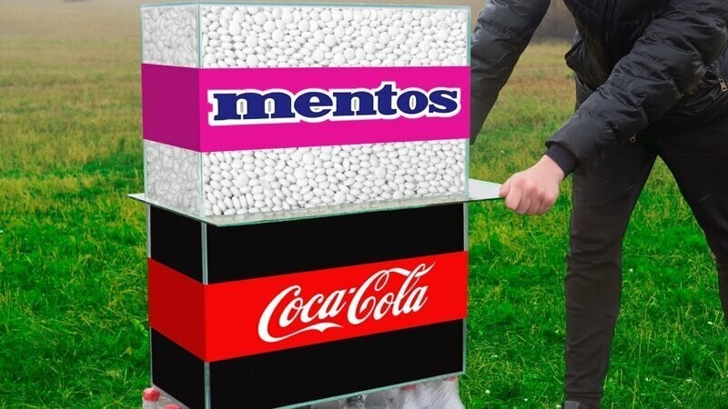 Эксперимент: Coca Cola против Mentos